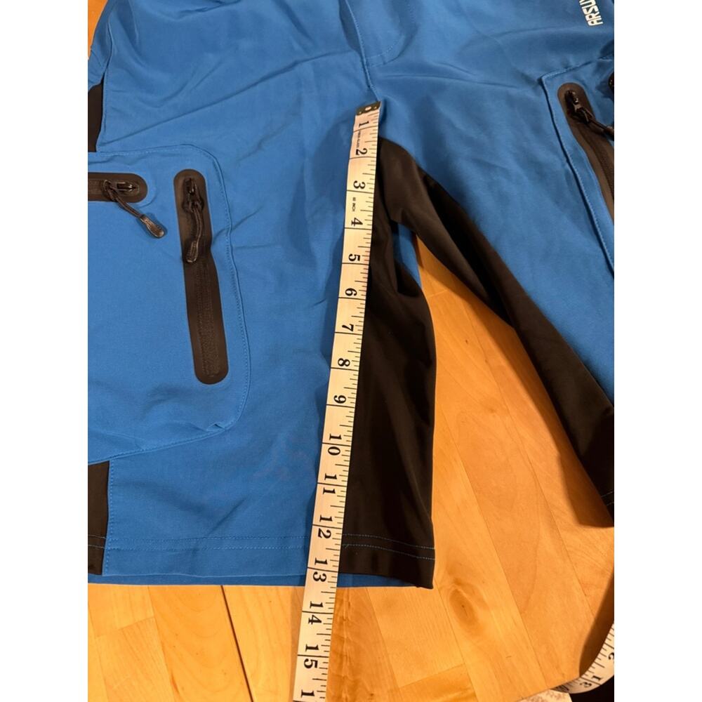 ARSUXEO Blue Technical MTB Mountain Bike Shorts - Size Small - Picture 5 of 8